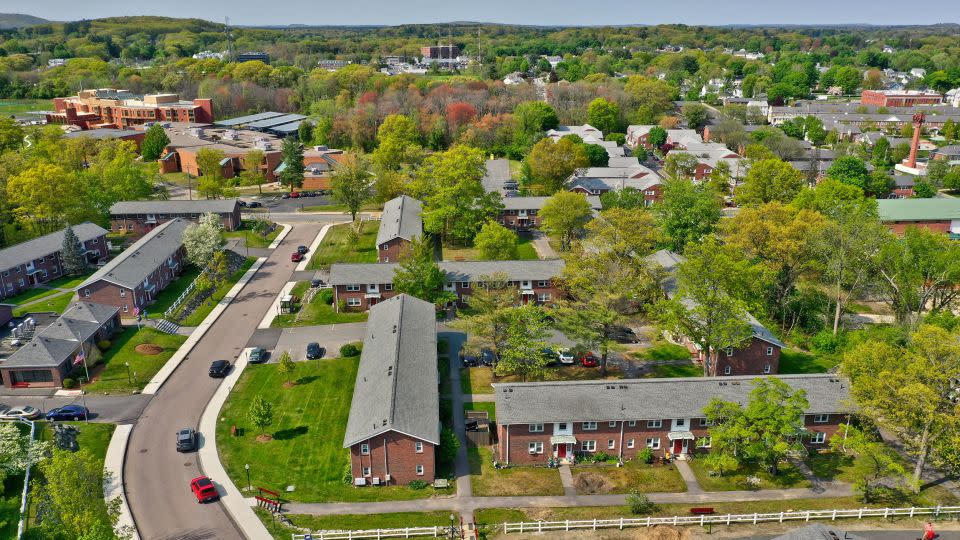 A first-of-its kind project is tapping energy beneath the ground to heat and cool homes