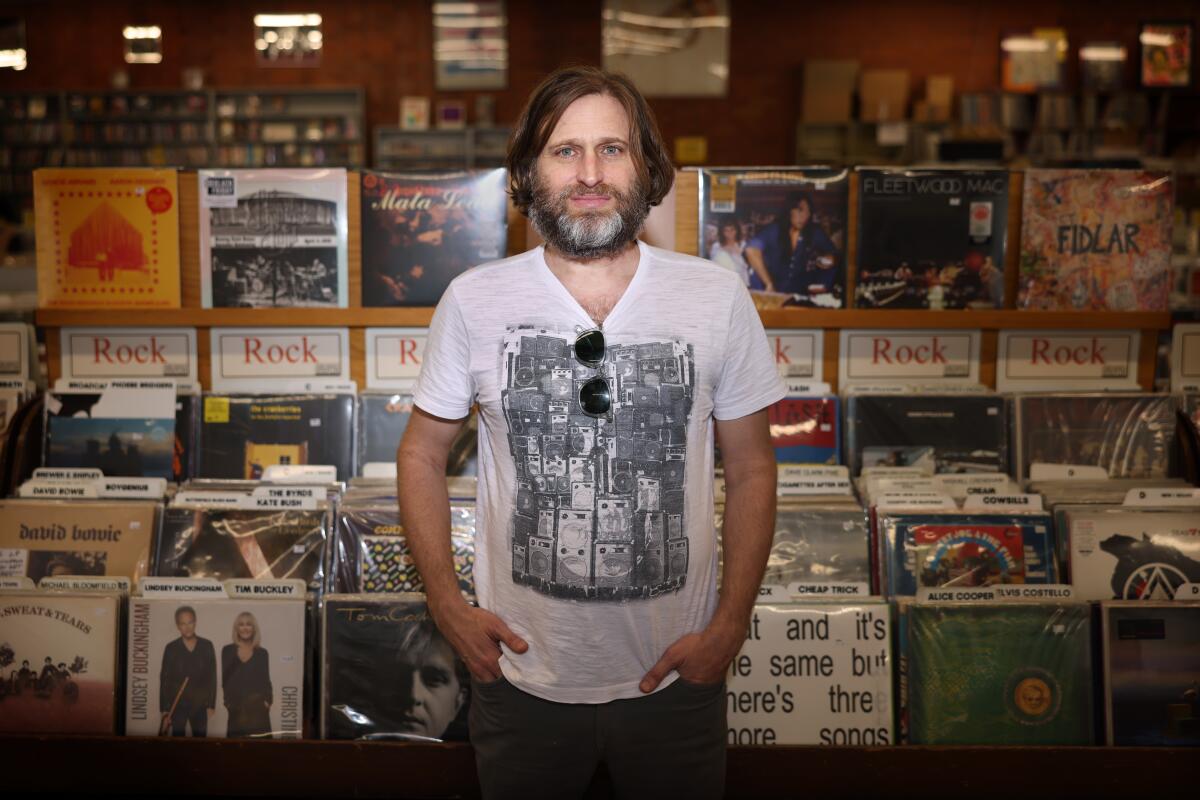 He spent 25 years building his vinyl record collection. Then the fires reduced it to ashes