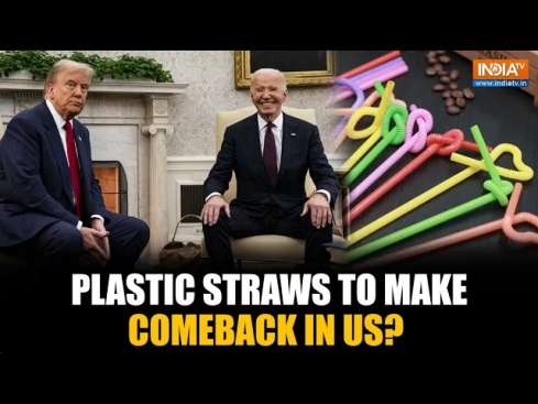 US President Donald Trump Scraps "Eco-Friendly Paper Straws Rule"